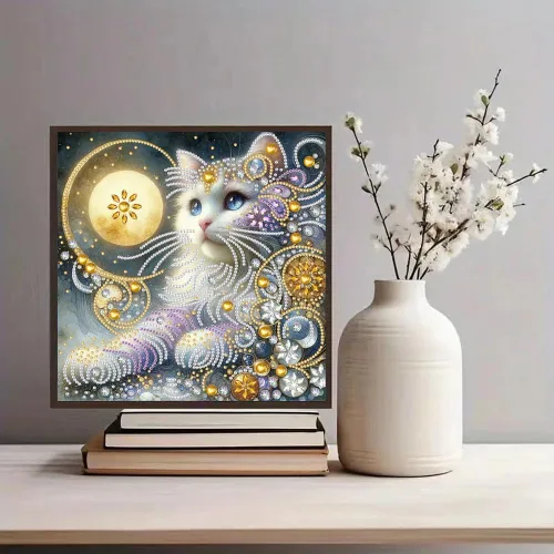 Miniatura 2 de Paquete de 4 kits de pintura de diamantes para adultos, kits de arte de diamantes de forma especial de unicornio para adultos principiantes