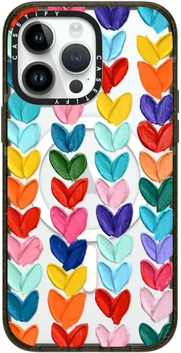 Miniatura 220 de CASETiFY Impact - Funda para iPhone 13 [protección contra caídas de 6.6 pies/compatible con Magsafe] Black Kingsnake, color negro transparente