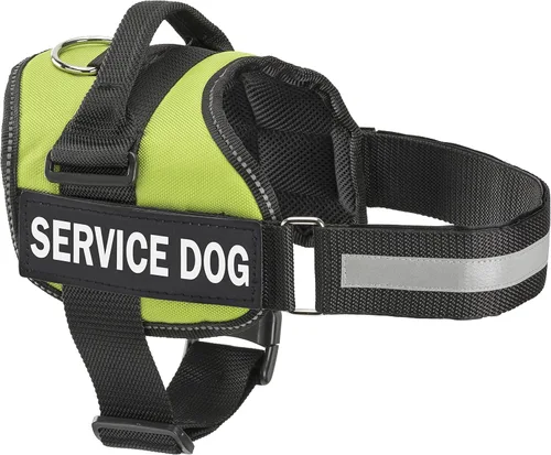 Miniatura 31 de Arnés Industrial Puppy para perros con correas y asa, y chaleco con parche reflectante, en un cómodo diseño de malla, Bright Red 2-Rojo Brillante