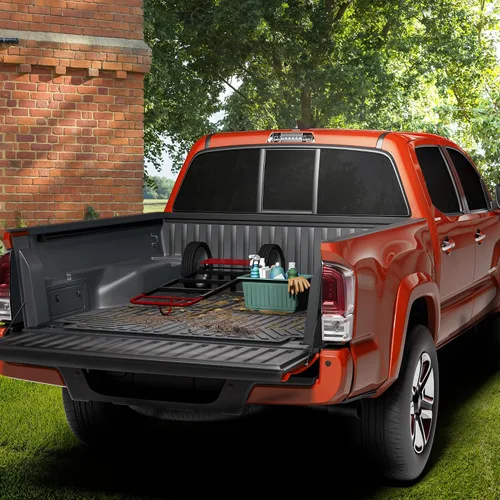 Miniatura 8 de OEDRO Tapete para cama de camioneta compatible con Toyota Tundra 2022-2025 2026, accesorios de 6.5 pies, línea de vehículo, protección para todo