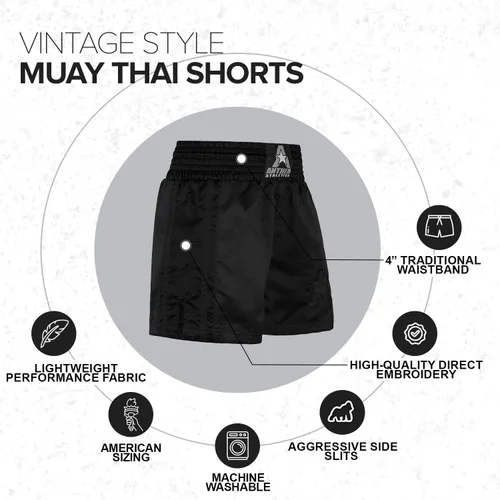 Miniatura 61 de Anthem Athletics Pantalones cortos de Muay Thai para hombre, pantalones cortos de Muay Thai para mujer - Kickboxing Short Boxing Trunks 5050 Classic
