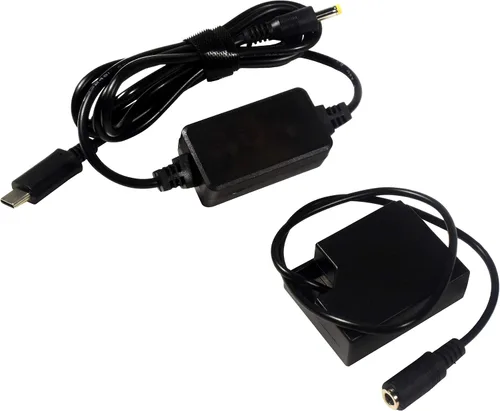 Miniatura 4 de HQRP Convertidor USB-C DC compatible con cámara digital Fujifilm AC-9V CP-W126 X-E2 X-E3 X-E2S X-Pro2 X-T10 X-T2 X-T3 X-T20 X-Pro1 X-E1 FinePix