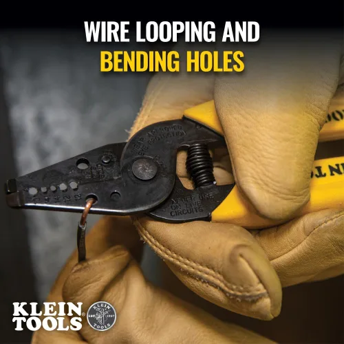 Miniatura 4 de Pelacables/cortador Klein Tools 11045, amarillo 10 – 18 AWG Solid Wire