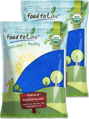 Miniatura 8 de Polvo de espirulina azul orgánico, 8 onzas, sin OMG, extracto de algas azul verdoso puro crudo, vegano, no irradiado, ideal para jugos, licuados