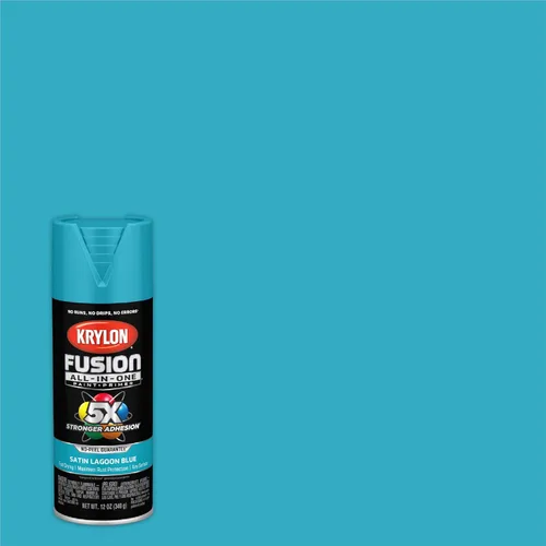 Miniatura 136 de Krylon Fusion - Pintura en aerosol adhesiva todo en uno para uso en interiores y exteriores, 12 onzas, aluminio