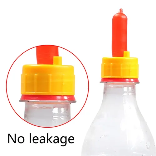 Miniatura 4 de 10 pezones, pezones de goma suave a prueba de fugas de leche de animales pequeños con válvulas de aleteo, botella de rosca, pezones de silicona
