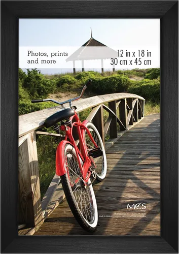 Miniatura 33 de MCS Marco para póster con diseño de museo, veta de madera ónix, 16 x 24 pulgadas, vertical y horizontal, para colgar en la pared, marco grande