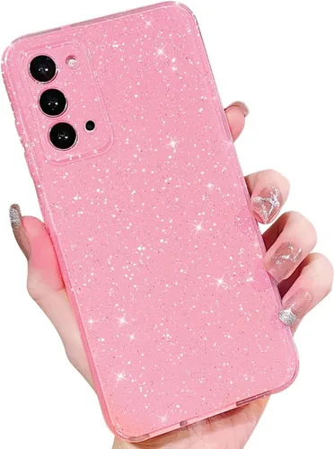 Miniatura 57 de MINSCOSE Compatible con Samsung Galaxy S22 Plus Case, Bonito Color Neón Brillante, con Purpurina Brillante Delgada Resistente a Golpes de Silicona