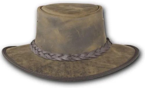 Miniatura 2 de Barmah Hats Sombrero plegable de cuero Bronco - Artículo 1060