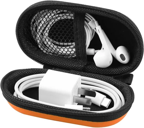 Miniatura 2 de Estuche de transporte para auriculares RISETECH Bolsa de almacenamiento de auriculares EVA Bolsa de almacenamiento de auriculares pequeña bolsa