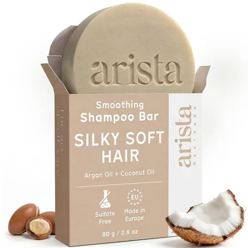 Miniatura 11 de Barra de champú con cabello rizado, aceite de almendras dulces, polvo de fruta Reetha y manteca de karité, hidratante para cabello rizado