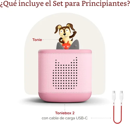 Miniatura 3 de Toniebox 2 - Conjunto de inicio de reproductor de audio para niños de 1+ con Playtime Puppy - Rosa nube Nube rosada