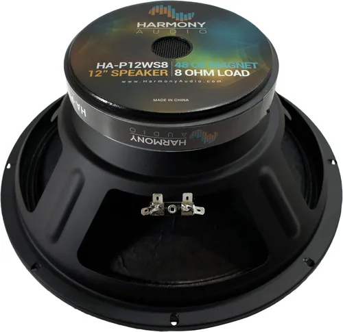 Miniatura 3 de Harmony Audio HA-P12WS8 Subwoofer/Altavoz Altavoz de Repuesto Raw de 12" Pro PA 500W - Imán de 48oz