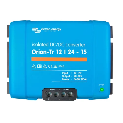 Miniatura 21 de Victron Energy Orion-Tr Convertidor de CC a CC - 12/12-Voltios 18 Amperios 220-Vatios - Protección IP43 - para Sistemas de Batería Dual - Aislado
