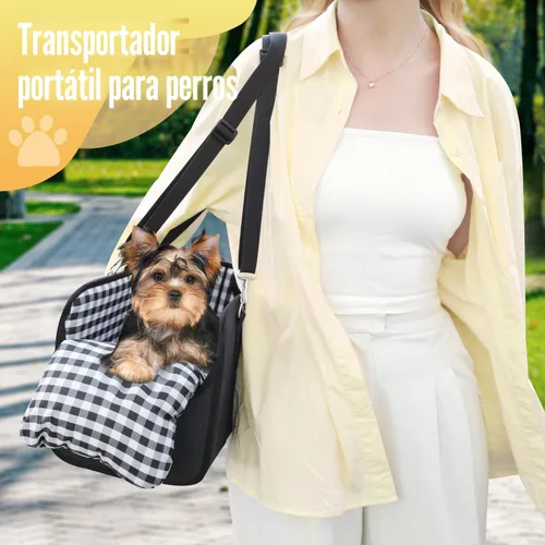 Miniatura 7 de SlowTon - Asiento de auto para perro con consola - Reposabrazos portátil para perros pequeños, asiento de auto para mascotas anti-colapso