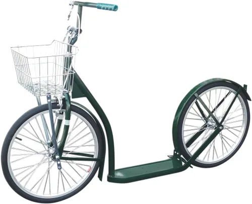 Miniatura 3 de Amish-Made Deluxe Kick Scooter Bike - Modelo 2060 - Tamaño juvenil y adulto Azul marino