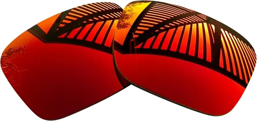 Miniatura 5 de 6 pares de lentes de repuesto para gafas de sol Oakley Holbrook XL OO9417 – negro sólido, esmeralda, azul hielo, rojo fuego, titanio y transparente