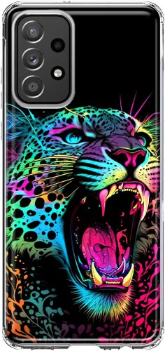 Mundaze - Case for Samsung Galaxy A52 Slim Hybrid Shockproof Hard Shell Soft TPU Heavy Duty Protective Phone Cover - Cute Girly Art Design Print
