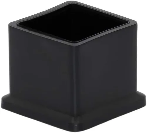 Miniatura 16 de Flyshop Tapas cuadradas de goma antideslizantes para patas de silla, protectores de suelo para muebles, 1-3/8 pulgadas x 1-3/8 pulgadas, color negro