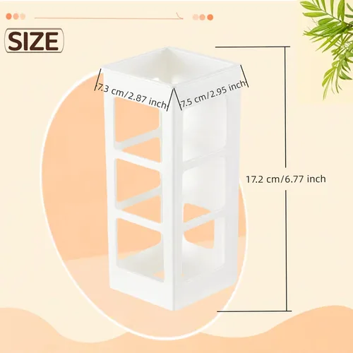 Miniatura 5 de Juego de 2 organizadores de herramientas para el cabello para montaje en pared, organizador de herramientas de pelo de baño colgante para rizador