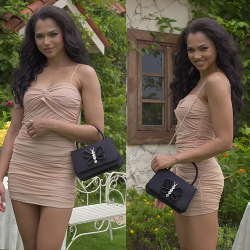 Miniatura 2 de Bolso de noche para mujer, bolso de mano para fiesta nupcial, bolsos de cóctel y baile de graduación con charol