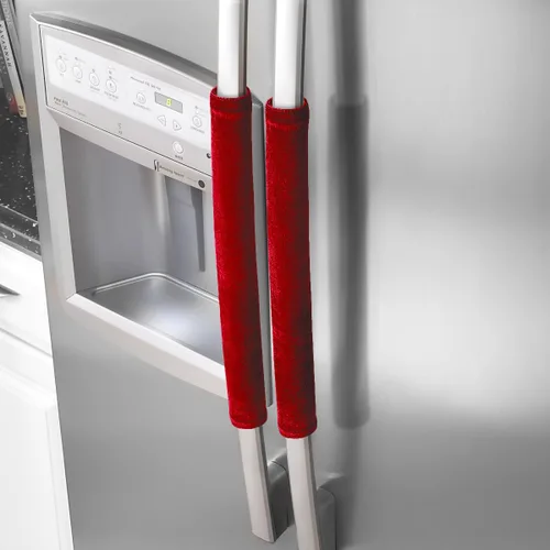 Miniatura 9 de OUGAR8 Fundas para Manijas de Puerta de Refrigerador, Mantén Tu Electrodoméstico de Cocina Limpio de Manchas, Huellas Dactilares, Goteos y Manchas