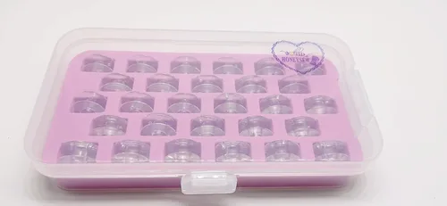 HONEYSEW Caja de 28 bobinas de plástico 172336S Singer 8774 9005 8007 9010 9015 9018 Clase 66 Bobbins también se adapta a bobina blanca 8600