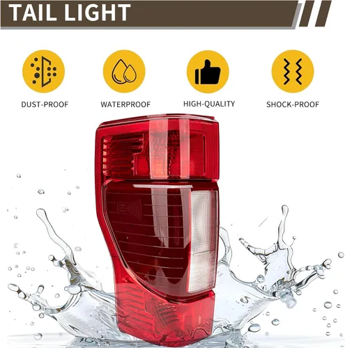 Miniatura 7 de Conjunto de luz trasera trasera izquierda del lado del conductor, compatible con Ford F250 F350 2020 2021 2022 Super Duty luz trasera trasera Tipo