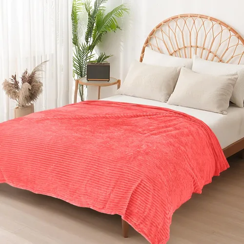 Miniatura 95 de Vessia - Manta de forro polar de franela (50x70 pulgadas), manta 3D de jacquard negra, esponjosa y cálida para sofá, sillón, cama, silla, 300GSM