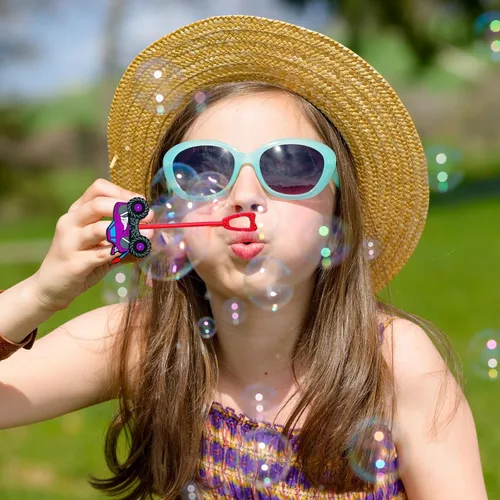 Miniatura 4 de uoyoi Recuerdos de fiesta de camiones monstruo, 24 piezas de varitas de burbujas para autos para niños, varita de burbujas genial para suministros