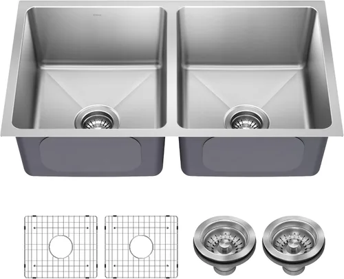 Miniatura 14 de Kraus Fairlane 25-pulgadas Fregadero de cocina de acero inoxidable de calibre 18, de un solo cuenco, para caída/montaje superior, KHT641-25