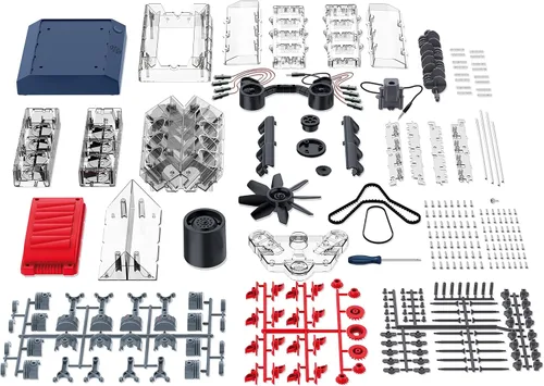 Miniatura 5 de OWI Inc Robotics Vroom! Motor de combustión modelo V8 Stem V8, kits educativos de cumpleaños STEM para bricolaje a partir de 12 años