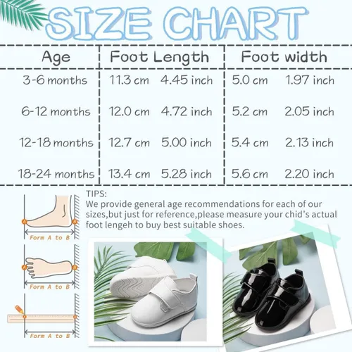 Miniatura 6 de ohsofy Zapatos Oxford de piel sintética para bebés y niños, zapatos de vestir de boda de suela suave y goma