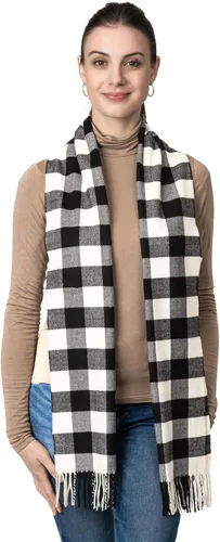 Miniatura 3 de Bufanda de invierno Achillea suave y cálida, de tartán, a cuadros, de cachemira, unisex