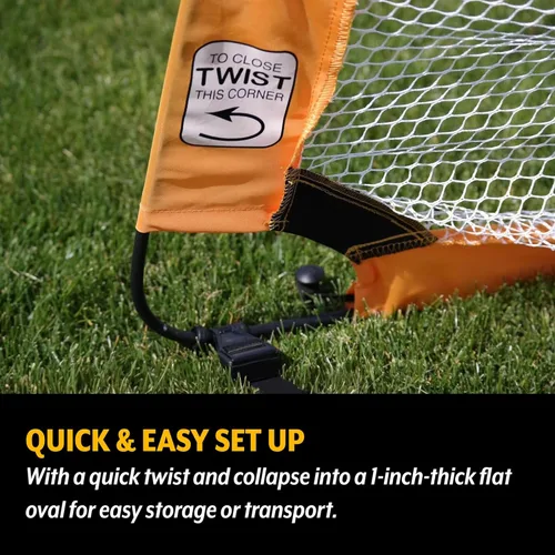 Miniatura 4 de PUGG Pop Up Soccer Goal, Portable Training Football Knitted Poly Net Equipment, The Original Pickup Game Goal, Includes Two Goals & Bag