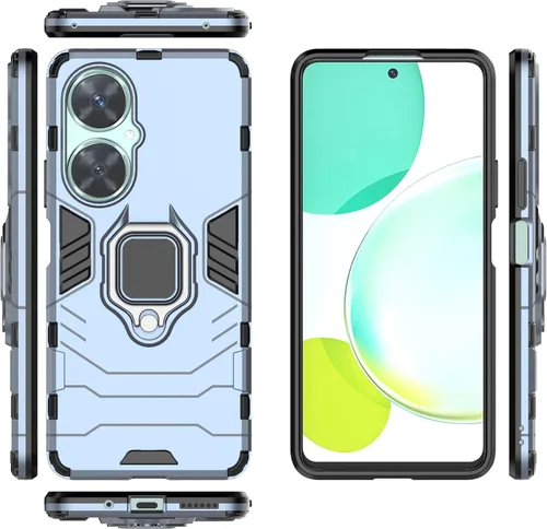 Miniatura 25 de Funda para Xiaomi Redmi Note 12S 4G Caso,Soporte de montaje magnético para coche Funda Shell para Xiaomi Redmi Note 12S 4G Caso Azul