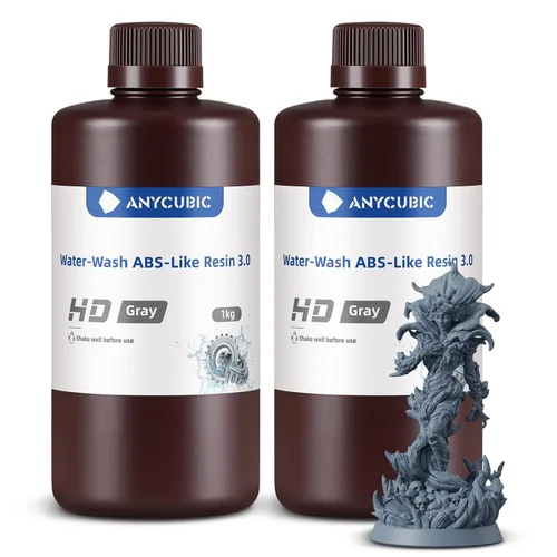 Miniatura 10 de ANYCUBIC Resina lavable con agua ABS-Like 3.0, resina para impresora 3D, alta dureza y alta precisión, fácil de procesar posteriormente, bajo olor