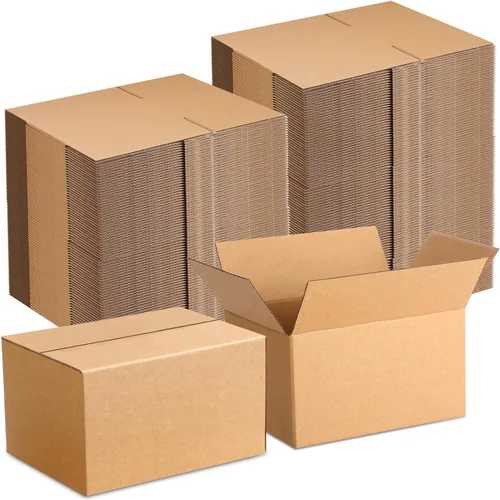 Miniatura 14 de Yeaqee 72 cajas de envío de cartón corrugado de 4 x 4 x 4 pulgadas, cajas de envío pequeñas para embalaje, envío, mudanza, pequeñas empresas, Negro
