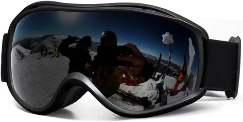 AVV - Gafas de esquí con protección UV, gafas antiniebla para snowboard, gafas de nieve OTG para hombres, mujeres, adultos y jóvenes