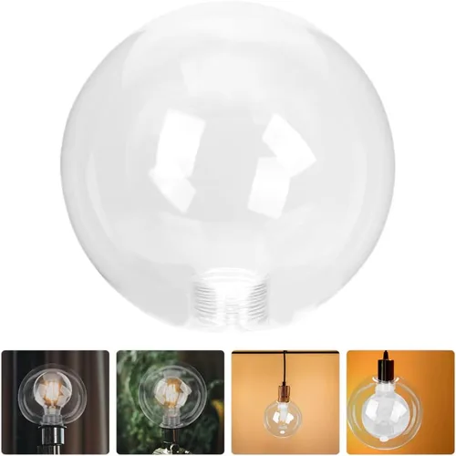 Miniatura 9 de Pantalla de lámpara de globo, pantalla de cristal, cubierta de lámpara de globo G9, protector de jaula de bombilla de 5.906 in, cubierta de pantalla