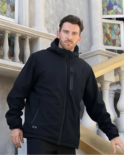 Miniatura 7 de ALI SEA Chaqueta térmica para hombre, chaqueta térmica eléctrica para hombre, abrigo térmico con 3 modos y 15 zonas de calor