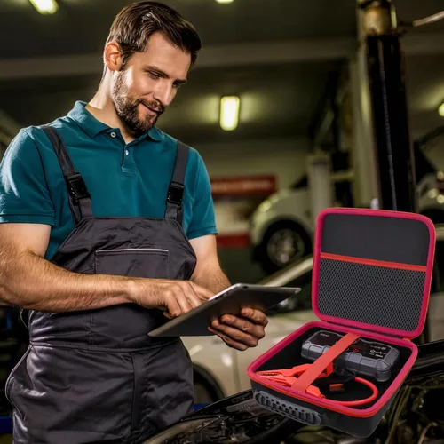 Miniatura 7 de Funda de almacenamiento de protección compatible con Boost GB40 / GB20 / GBX45 UltraSafe Jump Starter batería de litio y accesorios