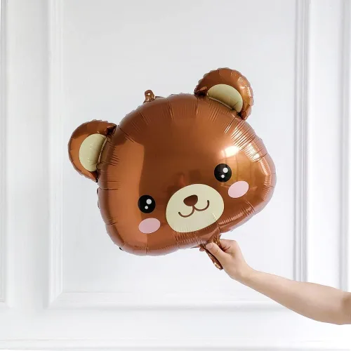 Miniatura 6 de Kit de arco de guirnalda de globos de oso, 121 piezas, globos metalizados de oso para revelación del sexo del bebé, color azul y rosa y de oso