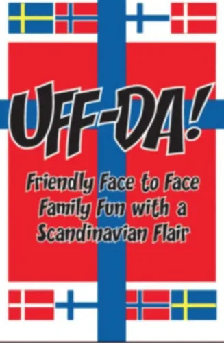 El juego de cartas UFFDA - Un cruce entre UNO y dominó - Perfecto para fiestas y reuniones familiares - un emocionante, educativo y estratégicamente