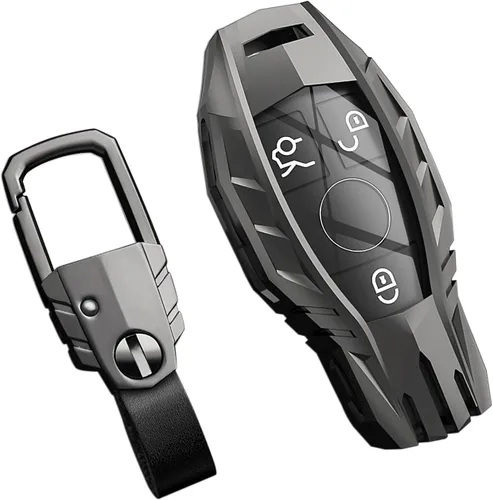 Miniatura 33 de Funda para llavero Nissan con llavero, elegante y duradera funda de protección de aleación de zinc compatible con Altima Maxima Rogue Armada