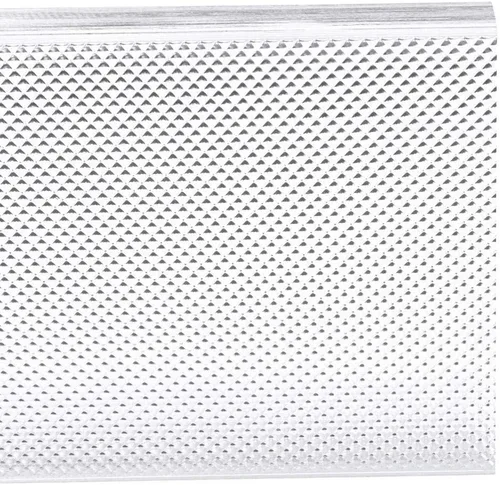 Miniatura 3 de Lithonia Lighting Lente difusora acrílica de repuesto de 4 pies, cubierta de repuesto prismática transparente para lámpara de techo envolvente