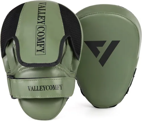 Miniatura 8 de Valleycomfy - Manoplas de boxeo para puñetazos, almohadillas de boxeo para guantes para hombres, ideal para entrenamiento de boxeo, kickboxing, Negro
