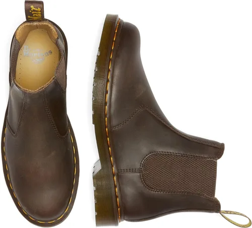 Miniatura 10 de Dr. Martens Botas Chelsea unisex, color marrón oscuro Crazy Horse, 9 US para hombre