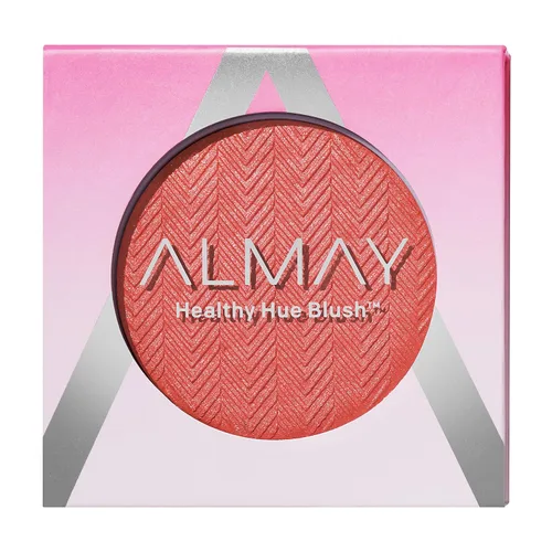 Almay Rubor, maquillaje facial, polvo de alto pigmento, tono saludable, hipoalergénico, 200 So Peachy, 0.32 onzas 200 Tan Melocotón
