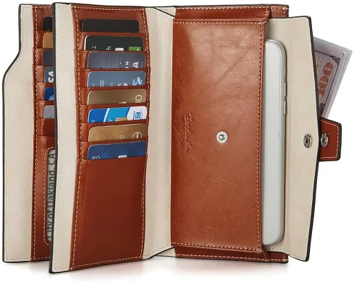 Miniatura 7 de BOSTANTEN Maletín para mujer paquete de carteras de cuero para mujer